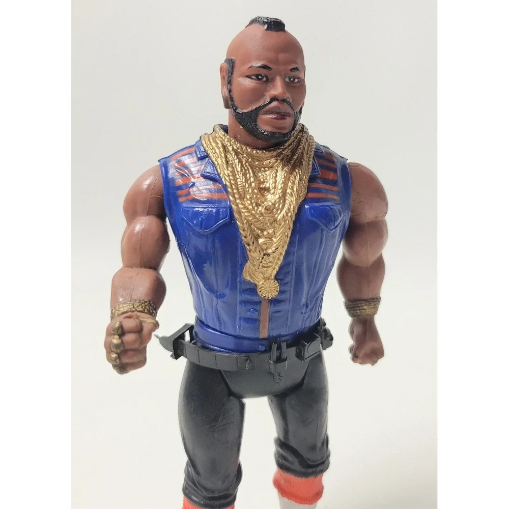 Vintage 1983 Mr. T Action Figure The A-Team Cannell Prod with Belt B.A. Baracus